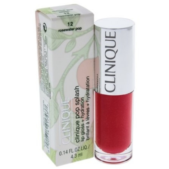 Clinique Other - Clinique Pop Splash Lip Gloss + Hydration Hydrating Lip Gloss- "Rosewater"/12
